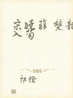 宋晓薛 双龙齐入菊