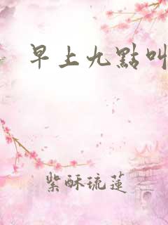 早上九点叫醒我