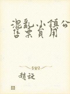 混乱小镇公交车售票员用