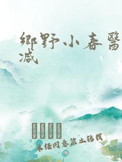 乡野小春医无删减