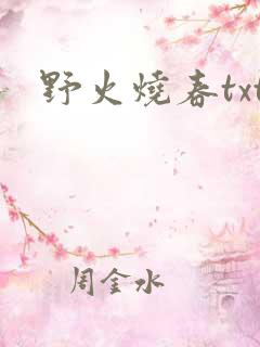 野火烧春txt