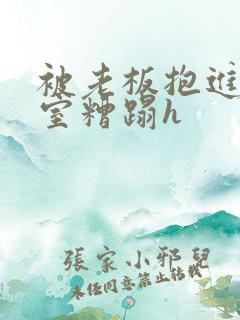 被老板抱进办公室糟蹋h