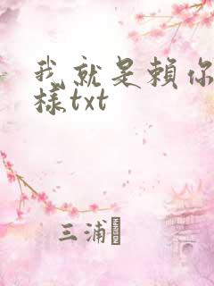 我就是赖你 怎样txt