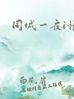 同城一夜i情