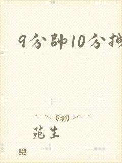 9分帅10分拽