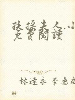 扶摇夫人.小说免费阅读