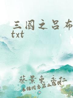 三国之吕布新传txt