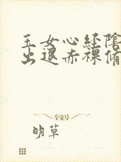 玉女心经阴进阳出退赤裸修行