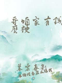 哥咱家有钱了什么梗