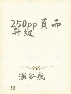 250pp页面升级