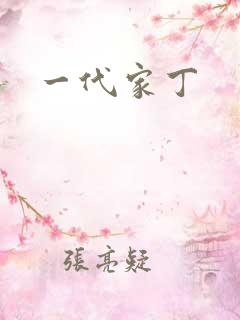 一代家丁