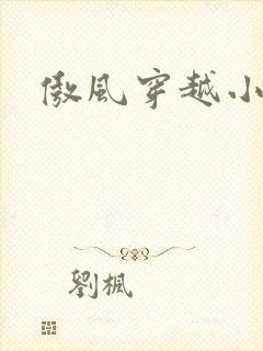 傲风穿越小说吧