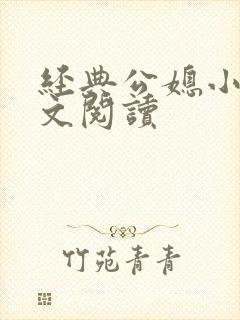经典公媳小说全文阅读