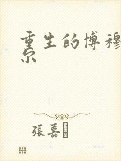 重生的博穆博果尔