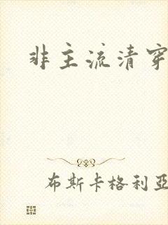 非主流清穿