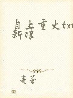 月上重火txt新浪