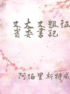 又大又粗征服女省委书记