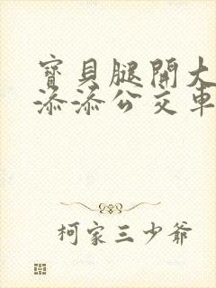 宝贝腿开大点我添添公交车