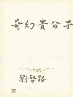 奇幻贵公子全集