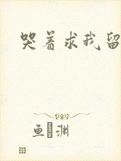 哭着求我留下来