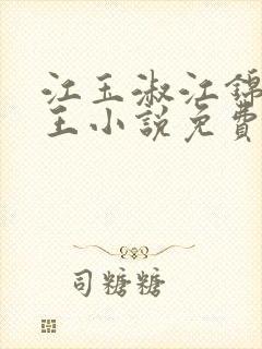 江玉淑江锦心睿王小说免费阅读