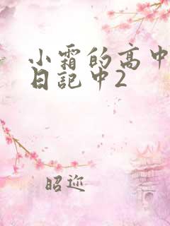 小霜的高中成长日记中2