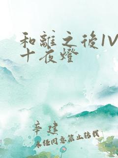 和离之后1V1十夜灯