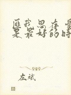 匪我思存 爱你是最好的时光