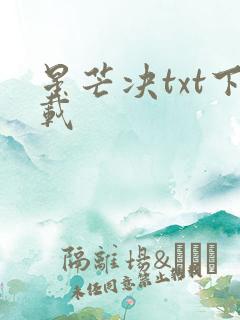 星芒决txt下载