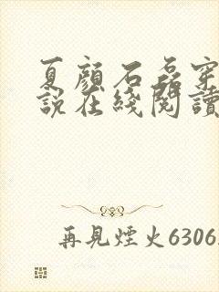 夏颜石磊穿越小说在线阅读