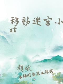 移动迷宫小说txt