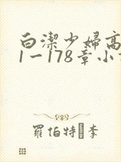 白洁少妇高义第1一178章小说