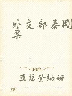 外交部泰刚间谍案