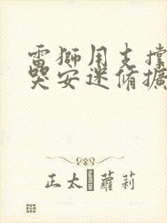 雷狮用支撑器玩哭安迷修扩张