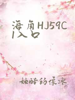 海角HJ59C1入口