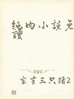 纯肉小说免费阅读