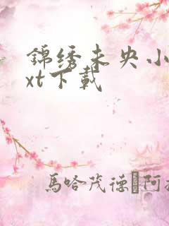 锦绣未央小说txt下载