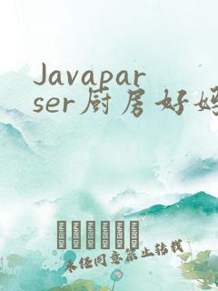 Javaparser厨房好妈妈