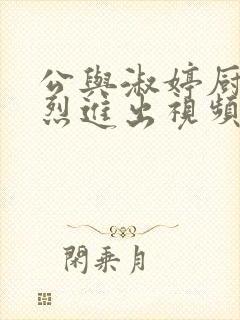 公与淑婷厨房猛烈进出视频中国