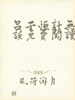 吕子恒计无伤小说免费阅读