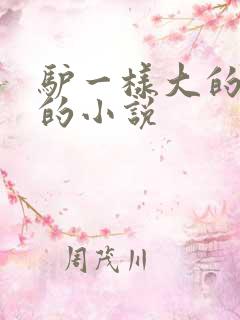 驴一样大的凶器的小说