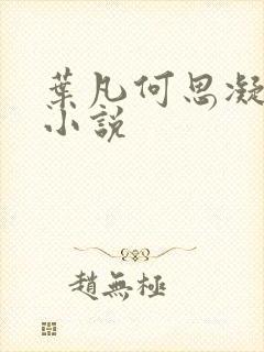 叶凡何思凝七月小说