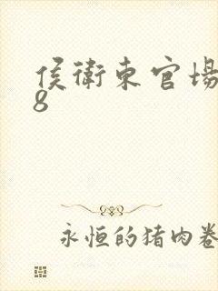 侯卫东官场笔记8