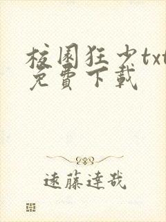 校园狂少txt免费下载