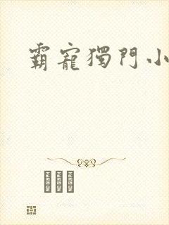 霸宠独门小娇妻