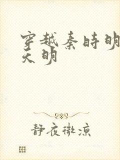 穿越秦时明月之天明