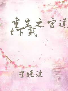 重生之官道txt下载