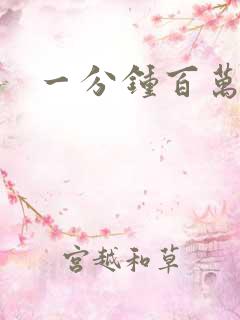 一分钟百万富翁