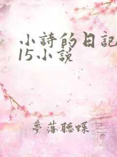小诗的日记1一15小说