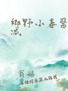 乡野小春医无删减